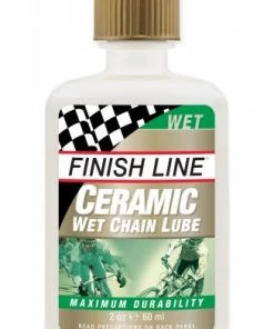 Finish Line Ceramic Wet Lube 2oz Sqz Btl | Chain Lubricants