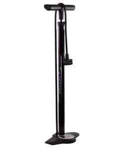 Serfas Floor Pump Alloy Black Dual Head | Floor Pumps