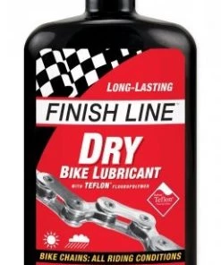 Finish Line Dry Lube Bike Lubricant W/Teflon 4oz Sqz Btl | Chain Lubricants